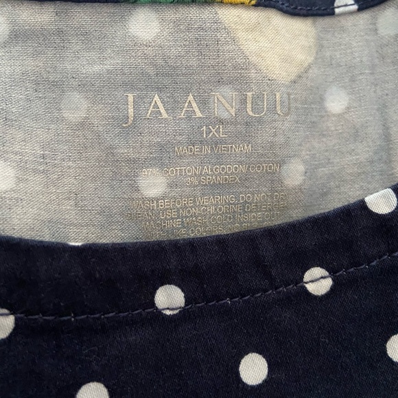 SOLD JAANUU PEPLUM SCRUB TOP - Picture 7 of 7